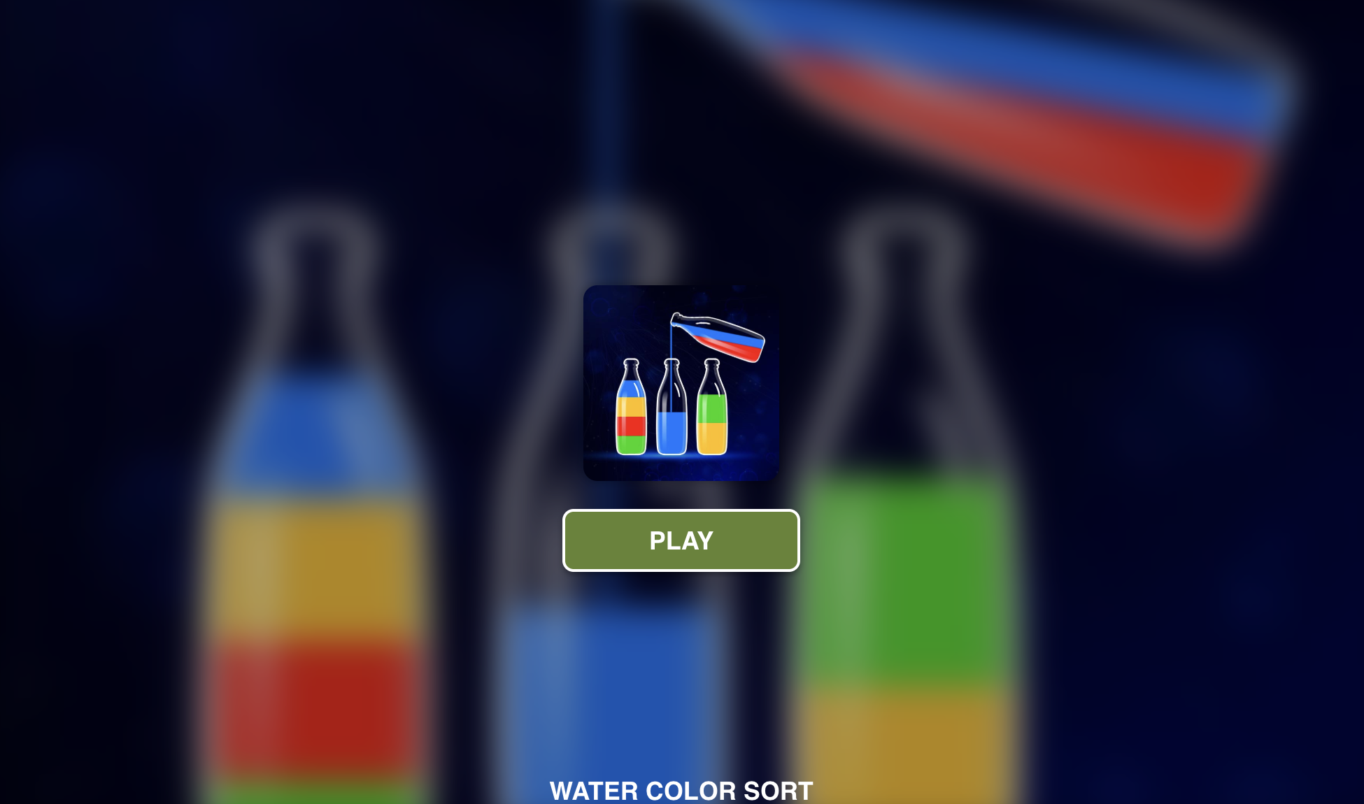 Gameplay preview of Play Water Color Sort Online in Your Browser browser game from our arcade library collection showcase page